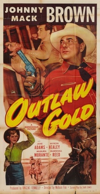 Outlaw Gold movie poster (1950) metal framed poster