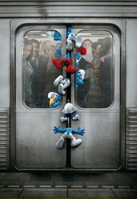 The Smurfs movie poster (2011) puzzle MOV_a9f8aaac