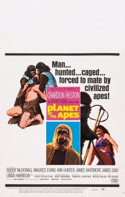 Planet of the Apes movie poster (1968) metal framed poster