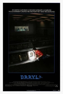 D.A.R.Y.L. movie poster (1985) metal framed poster