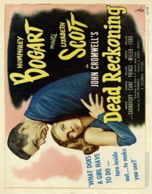 Dead Reckoning movie poster (1947) wooden framed poster