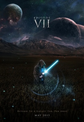 Star Wars: Episode VII movie poster (2015) wood print