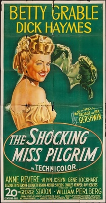 The Shocking Miss Pilgrim movie poster (1947) canvas poster