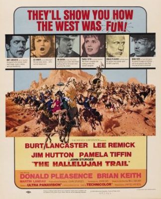 The Hallelujah Trail movie poster (1965) metal framed poster