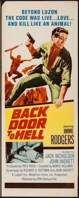 Back Door to Hell movie poster (1964) metal framed poster