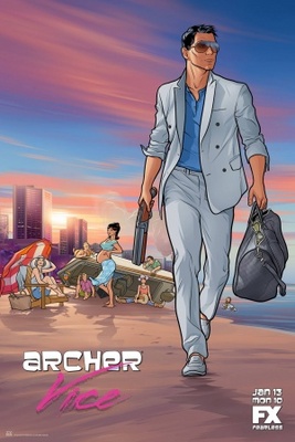 Archer movie poster (2009) wood print