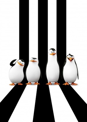 Penguins of Madagascar movie poster (2014) wood print