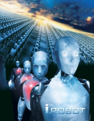 I, Robot movie poster (2004) wooden framed poster
