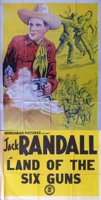 Land of the Six Guns movie poster (1940) canvas poster