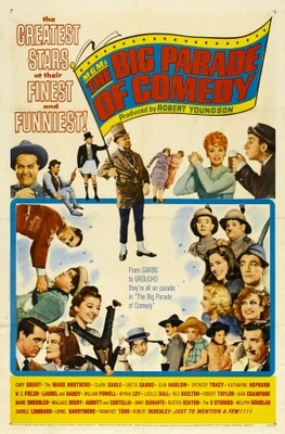 The Big Parade of Comedy movie poster (1964) metal framed poster