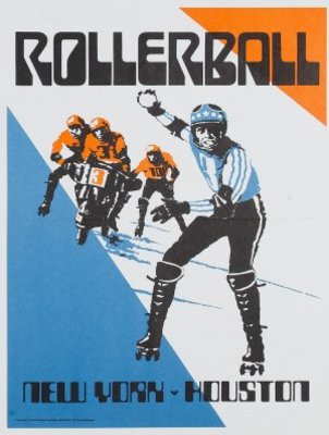 Rollerball movie poster (1975) wooden framed poster