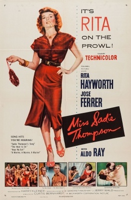 Miss Sadie Thompson movie poster (1953) canvas poster