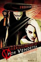 V For Vendetta movie poster (2005) t-shirt #655277