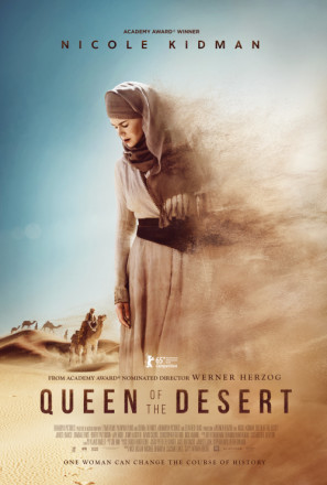 Queen of the Desert movie poster (2015) Stickers MOV_aawmvyag