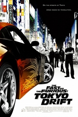 The Fast and the Furious: Tokyo Drift movie poster (2006) wooden framed poster
