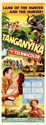 Tanganyika movie poster (1954) mouse pad