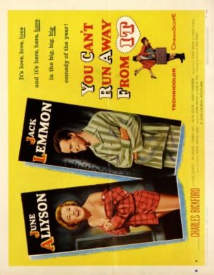 You Can't Run Away from It movie poster (1956) Stickers MOV_ab148e72