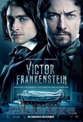 Victor Frankenstein movie poster (2015) wooden framed poster