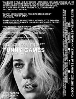 Funny Games U.S. movie poster (2007) metal framed poster