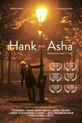 Hank and Asha movie poster (2013) Stickers MOV_ab2c0c83