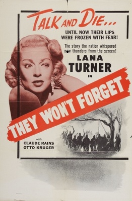 They Won't Forget movie poster (1937) mug