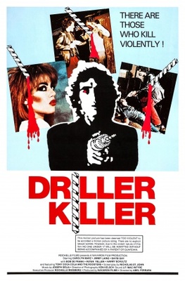 The Driller Killer movie poster (1979) poster with hanger