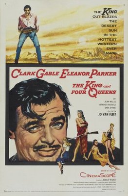 The King and Four Queens movie poster (1956) mouse pad
