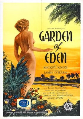 Garden of Eden movie poster (1954) wood print