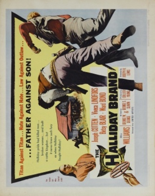 The Halliday Brand movie poster (1957) wooden framed poster