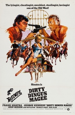 Dirty Dingus Magee movie poster (1970) wood print