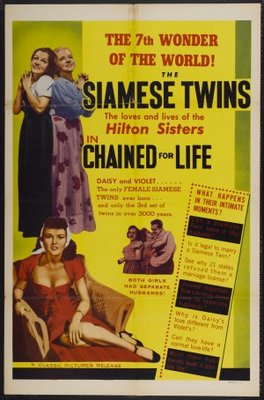 Chained for Life movie poster (1951) wood print