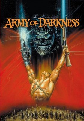 Army Of Darkness movie poster (1993) wooden framed poster
