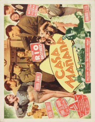 Casa Manana movie poster (1951) wooden framed poster