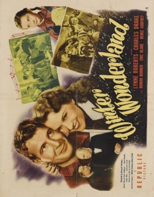 Winter Wonderland movie poster (1947) metal framed poster