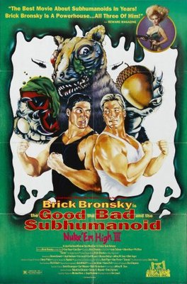 Class of Nuke 'Em High 3: The Good, the Bad and the Subhumanoid movie poster (1994) Stickers MOV_abf3fdbb