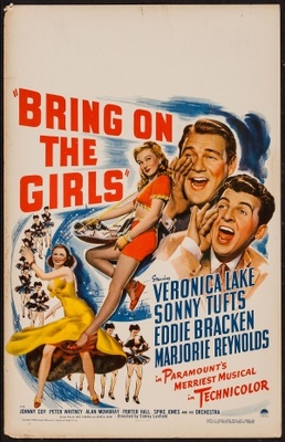 Bring on the Girls movie poster (1945) wood print