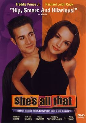 She's All That movie poster (1999) wooden framed poster