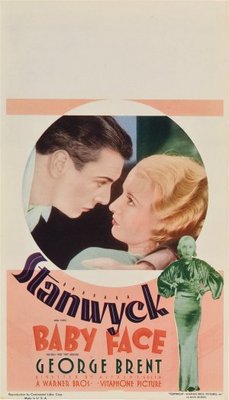 Baby Face movie poster (1933) canvas poster