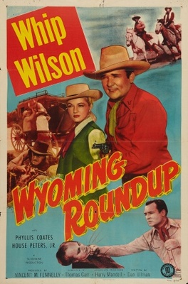 Wyoming Roundup movie poster (1952) Stickers MOV_ac8267ae