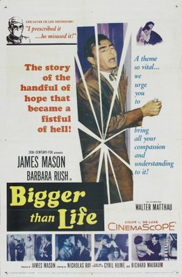 Bigger Than Life movie poster (1956) wood print