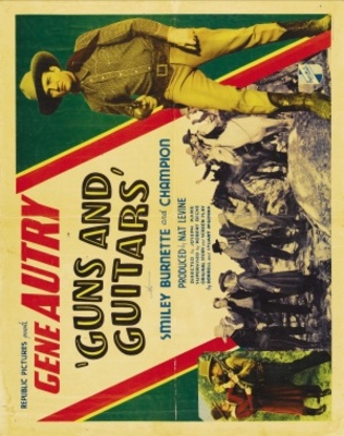 Guns and Guitars movie poster (1936) t-shirt
