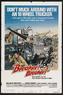 Breaker Breaker movie poster (1977) wood print