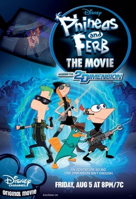 Phineas and Ferb: Across the Second Dimension movie poster (2011) Mouse Pad MOV_aca6c80b
