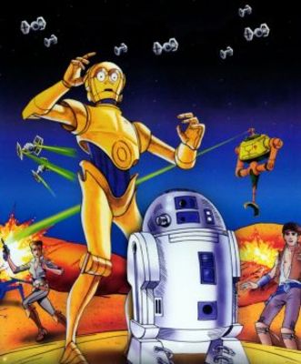 Droids movie poster (1985) tote bag