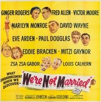 We're Not Married! movie poster (1952) sweatshirt #1139015
