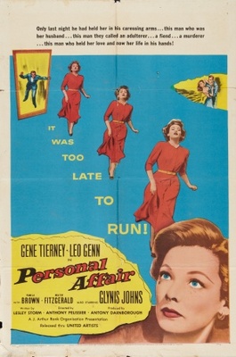 Personal Affair movie poster (1953) poster with hanger