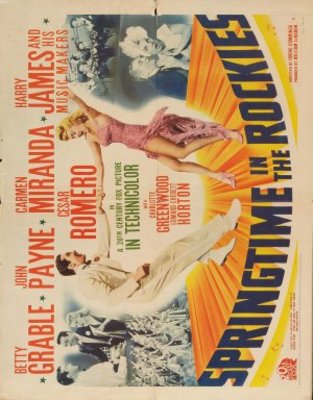 Springtime in the Rockies movie poster (1942) hoodie