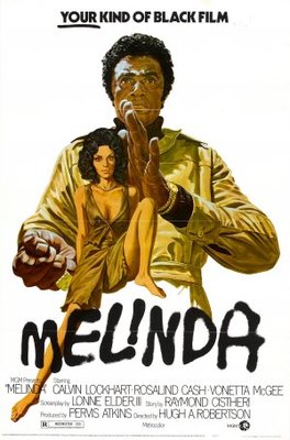 Melinda movie poster (1972) metal framed poster
