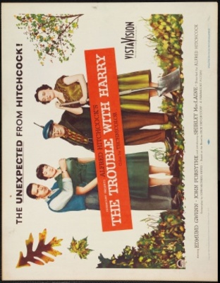 The Trouble with Harry movie poster (1955) wood print