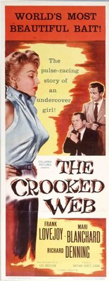 The Crooked Web movie poster (1955) poster with hanger
